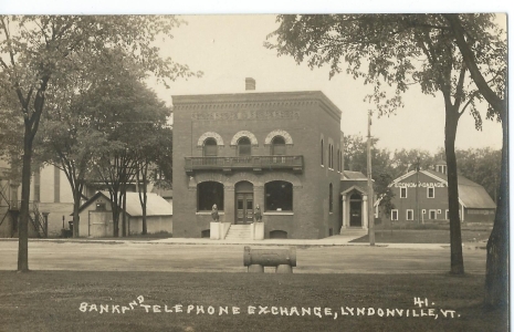 Bank and telephone exchange, Lyndonville, VT.