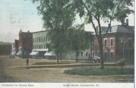 Published by Cheney Bro.s Depot Street, Lyndonville, VT. (c.1912)