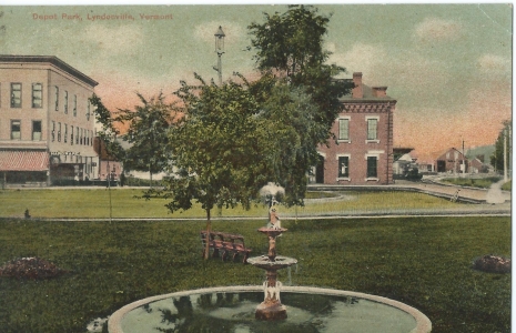 Depot park, Lyndonville, Vermont