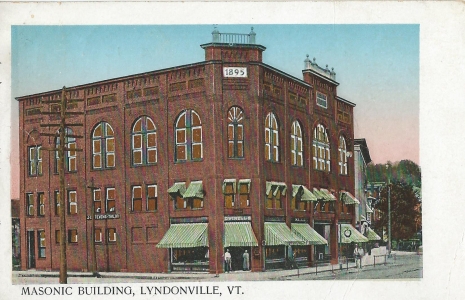 Masonic Building, Lyndonville, VT. (c. 1906)