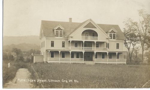 Mathewson House. Lyndon Ctr. VT. 86