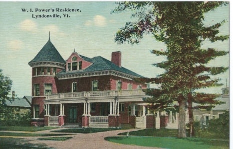 W. l. Power's Residence, Lyndonville, VT.
