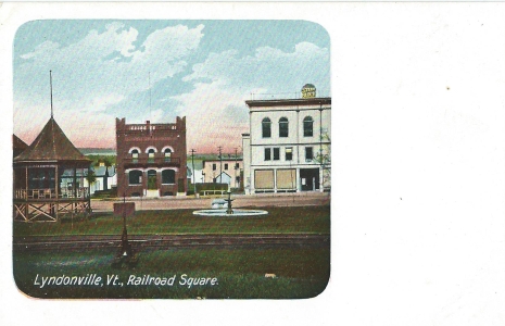 Lyndonville, Vt, Railroad Square.