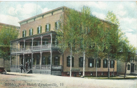 Webb's New hotel Lyndonville, VT.